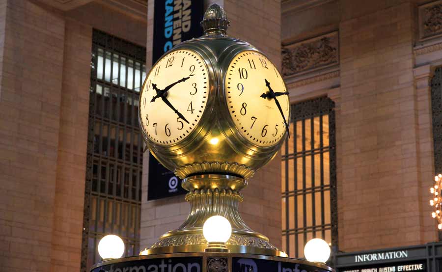 reloj de cuatro caras Grand Central Station new york