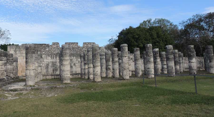 Templo de los Guerreros y de las mil columnas Cichen Itza
